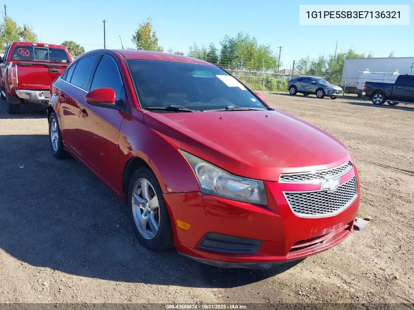 1G1PE5SB3E7136321 2014 Chevrolet Cruze 2Lt Auto