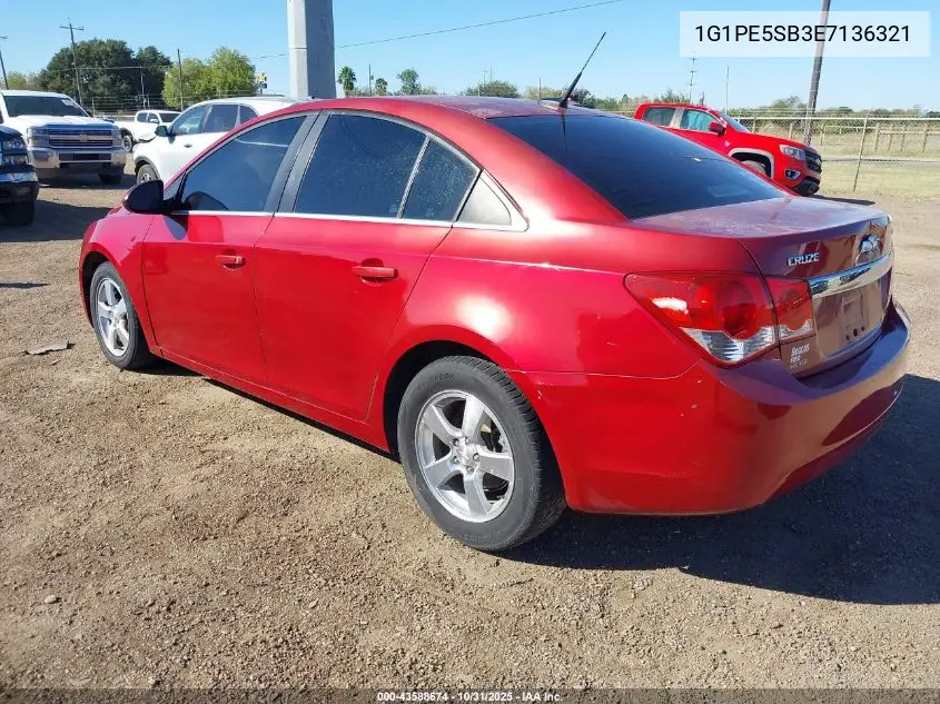 1G1PE5SB3E7136321 2014 Chevrolet Cruze 2Lt Auto