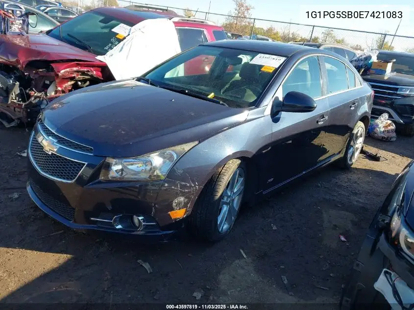 1G1PG5SB0E7421083 2014 Chevrolet Cruze Ltz