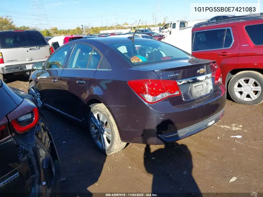 1G1PG5SB0E7421083 2014 Chevrolet Cruze Ltz