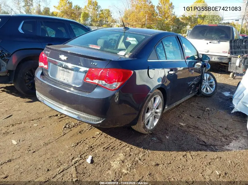 1G1PG5SB0E7421083 2014 Chevrolet Cruze Ltz