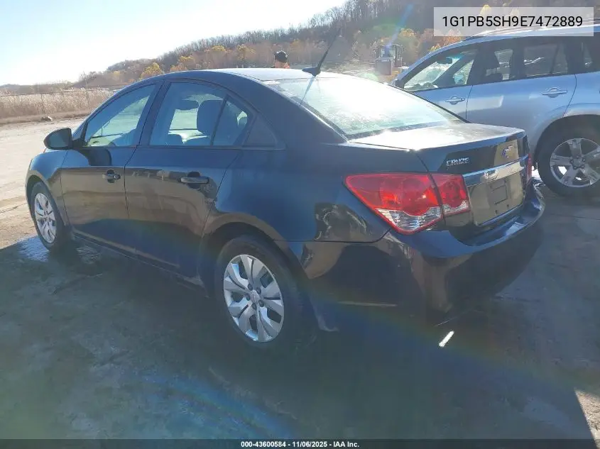 1G1PB5SH9E7472889 2014 Chevrolet Cruze Ls Manual