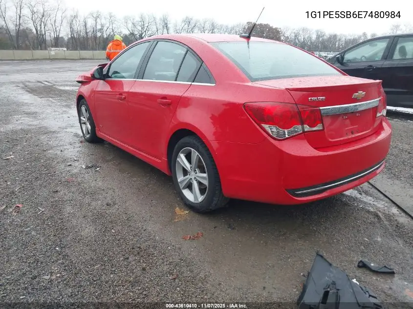 1G1PE5SB6E7480984 2014 Chevrolet Cruze 2Lt Auto