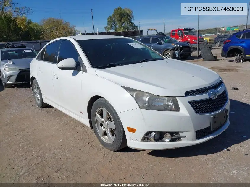 1G1PC5SBXE7453003 2014 Chevrolet Cruze 1Lt Auto