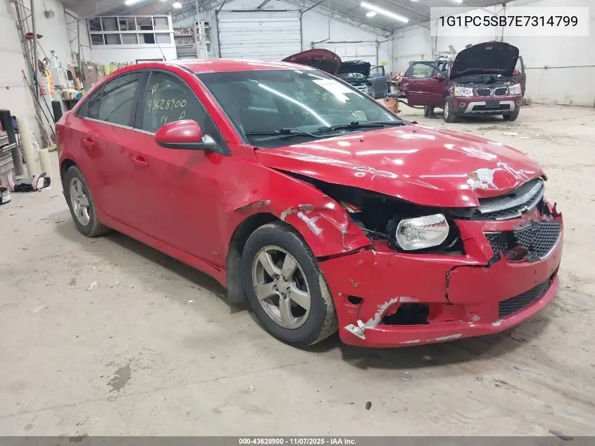 1G1PC5SB7E7314799 2014 Chevrolet Cruze 1Lt Auto