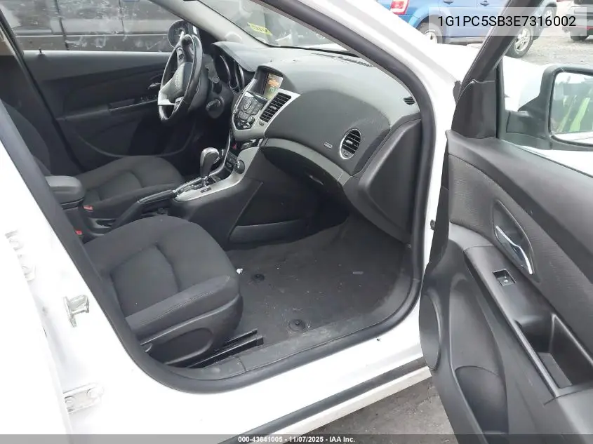 1G1PC5SB3E7316002 2014 Chevrolet Cruze 1Lt Auto