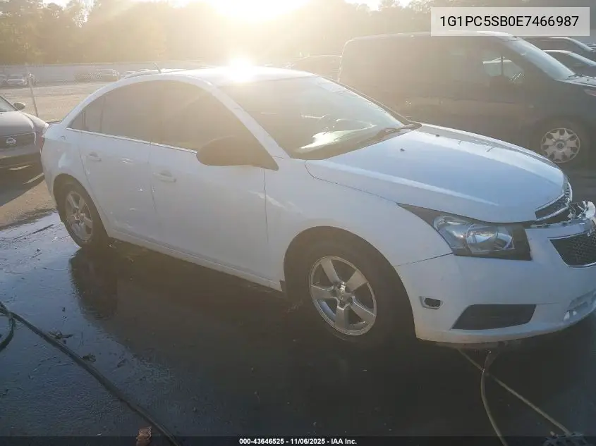 1G1PC5SB0E7466987 2014 Chevrolet Cruze 1Lt Auto