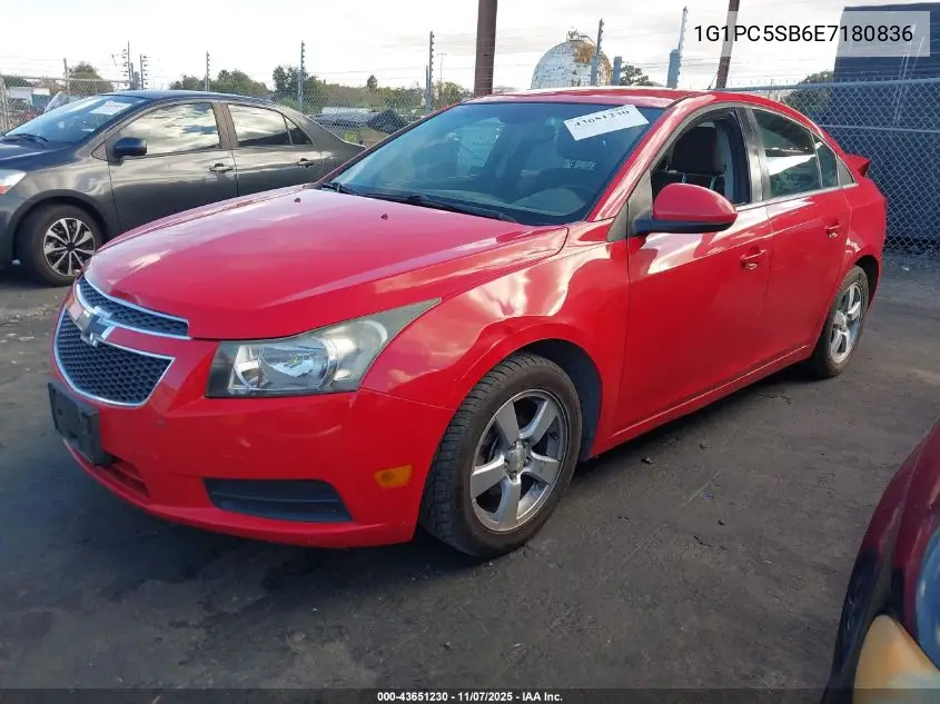 1G1PC5SB6E7180836 2014 Chevrolet Cruze 1Lt Auto