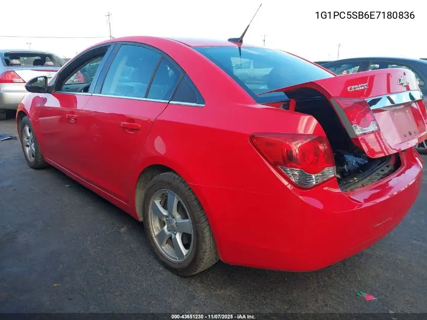 1G1PC5SB6E7180836 2014 Chevrolet Cruze 1Lt Auto