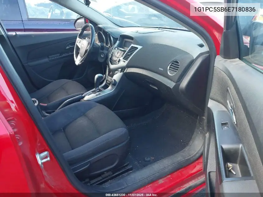 1G1PC5SB6E7180836 2014 Chevrolet Cruze 1Lt Auto