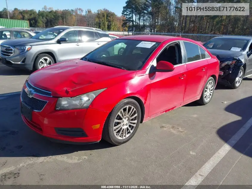 1G1PH5SB3E7177622 2014 Chevrolet Cruze Eco Auto