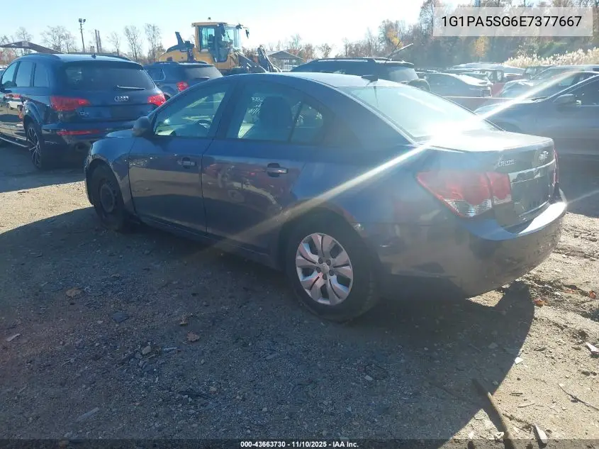 1G1PA5SG6E7377667 2014 Chevrolet Cruze Ls Auto