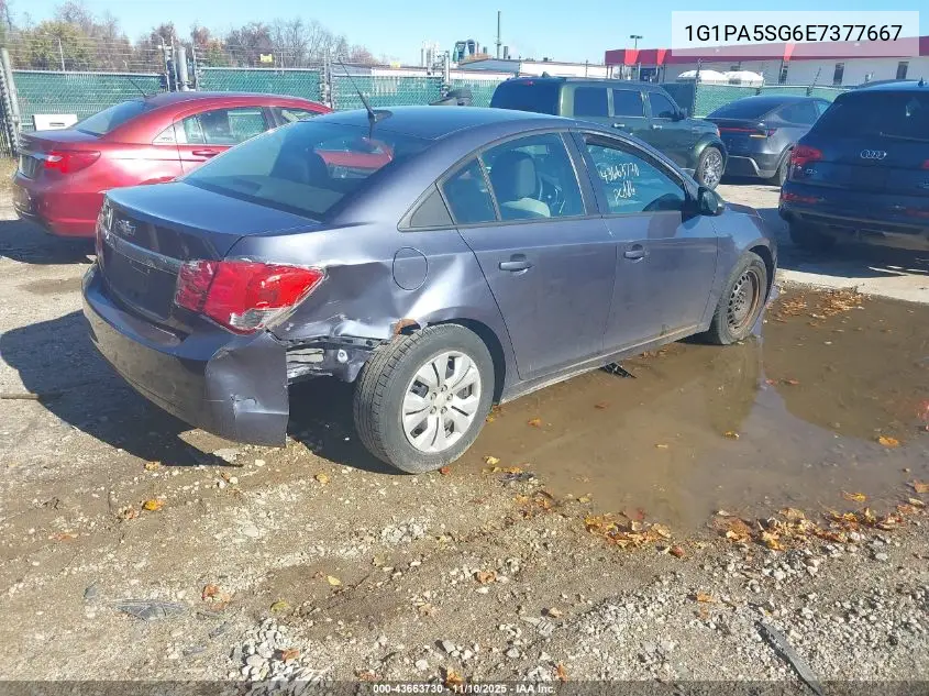1G1PA5SG6E7377667 2014 Chevrolet Cruze Ls Auto