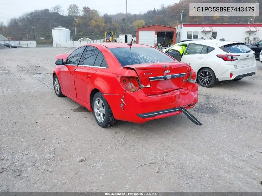 1G1PC5SB9E7443479 2014 Chevrolet Cruze 1Lt Auto