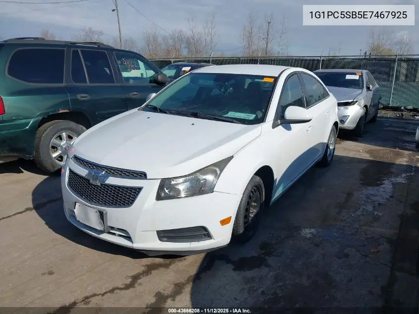 1G1PC5SB5E7467925 2014 Chevrolet Cruze 1Lt Auto