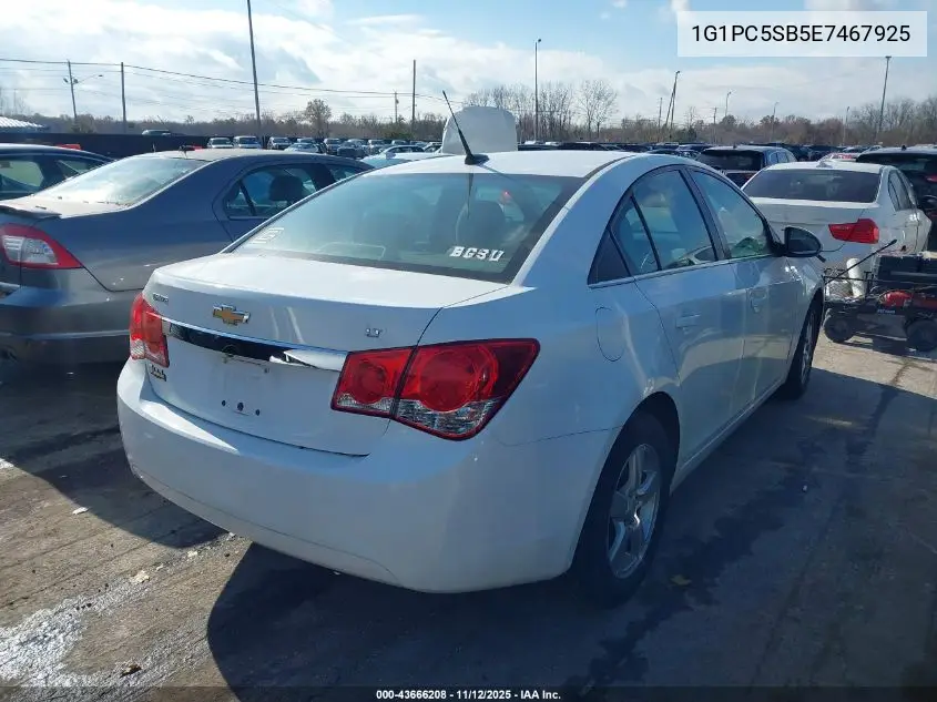 1G1PC5SB5E7467925 2014 Chevrolet Cruze 1Lt Auto