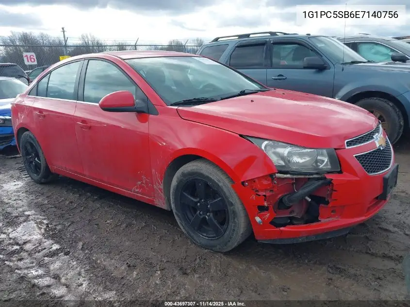 1G1PC5SB6E7140756 2014 Chevrolet Cruze 1Lt Auto