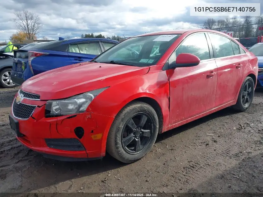 1G1PC5SB6E7140756 2014 Chevrolet Cruze 1Lt Auto