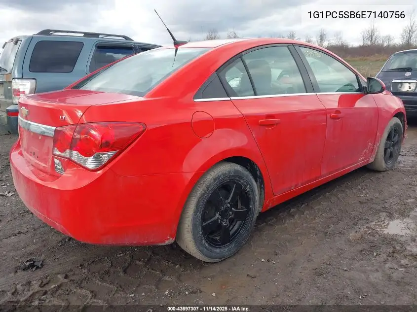 1G1PC5SB6E7140756 2014 Chevrolet Cruze 1Lt Auto