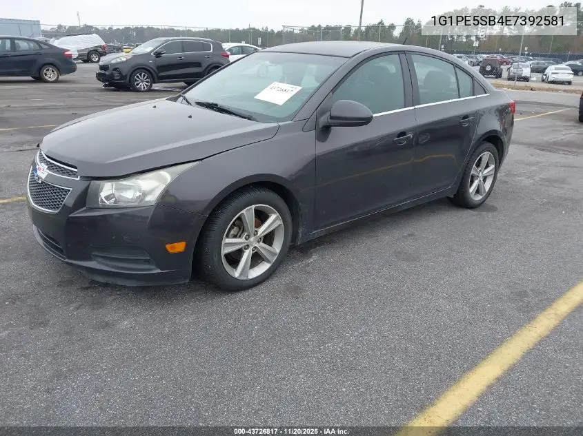1G1PE5SB4E7392581 2014 Chevrolet Cruze 2Lt Auto