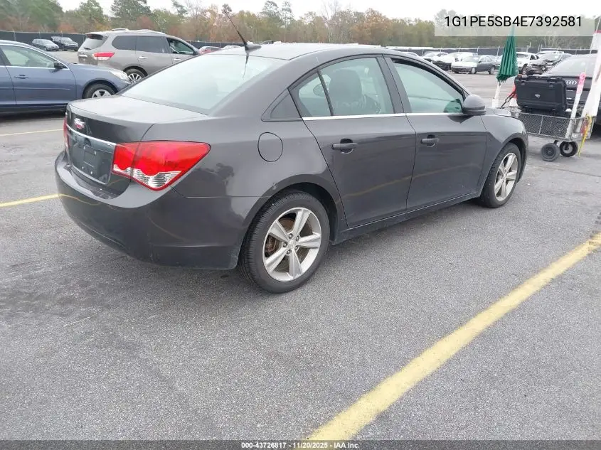 1G1PE5SB4E7392581 2014 Chevrolet Cruze 2Lt Auto