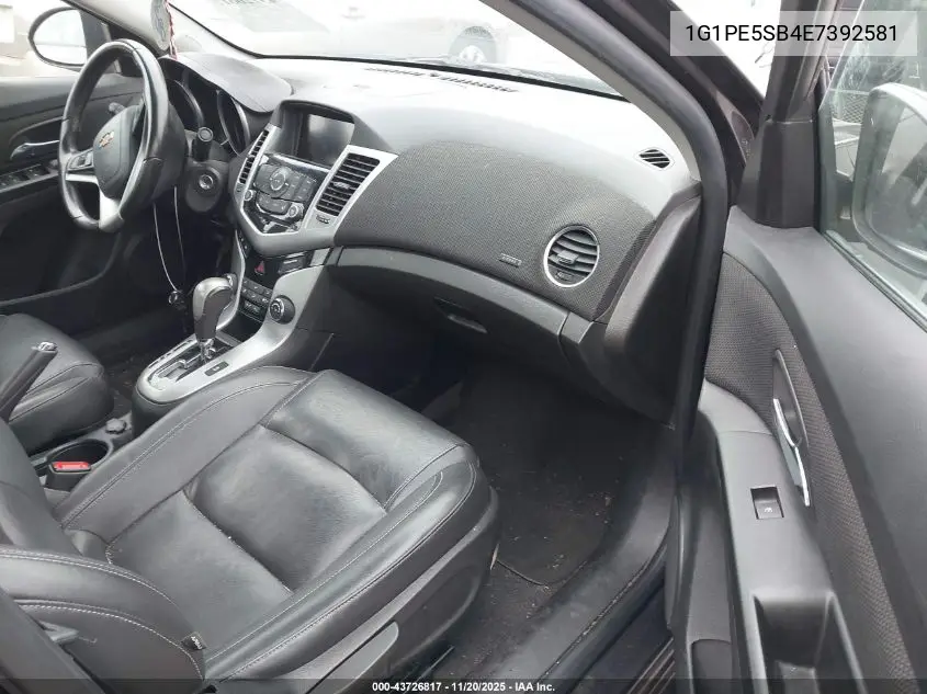 1G1PE5SB4E7392581 2014 Chevrolet Cruze 2Lt Auto