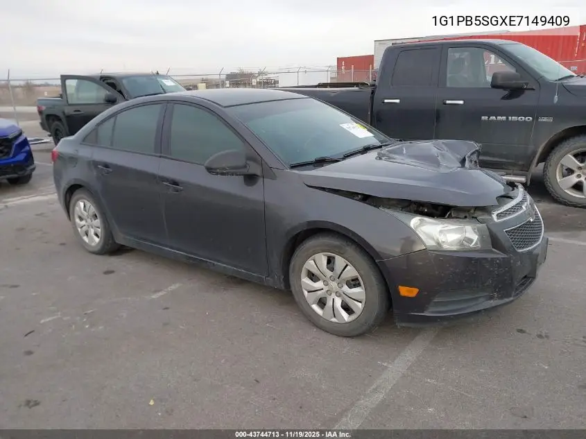 1G1PB5SGXE7149409 2014 Chevrolet Cruze Ls Manual