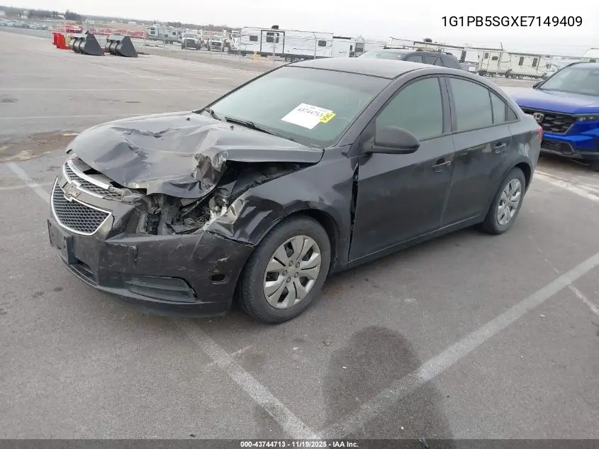 1G1PB5SGXE7149409 2014 Chevrolet Cruze Ls Manual