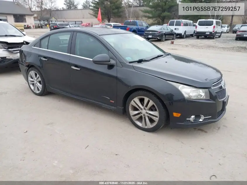 1G1PG5SB7E7259257 2014 Chevrolet Cruze Ltz