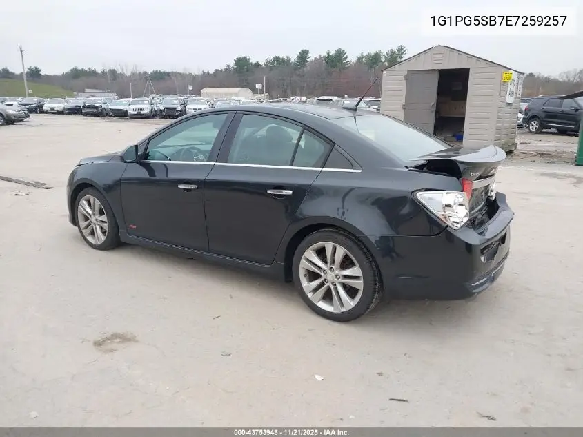 1G1PG5SB7E7259257 2014 Chevrolet Cruze Ltz