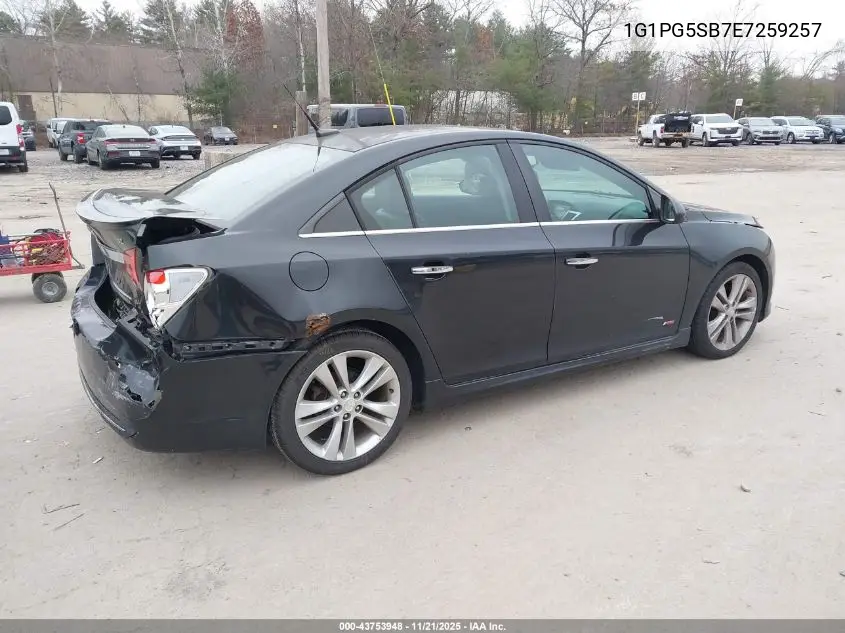 1G1PG5SB7E7259257 2014 Chevrolet Cruze Ltz