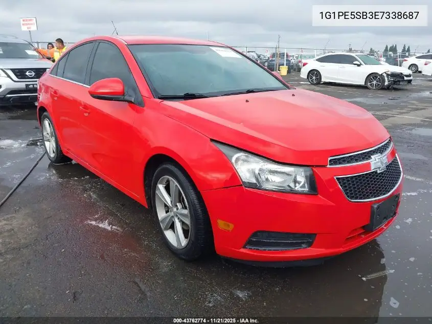 1G1PE5SB3E7338687 2014 Chevrolet Cruze 2Lt Auto