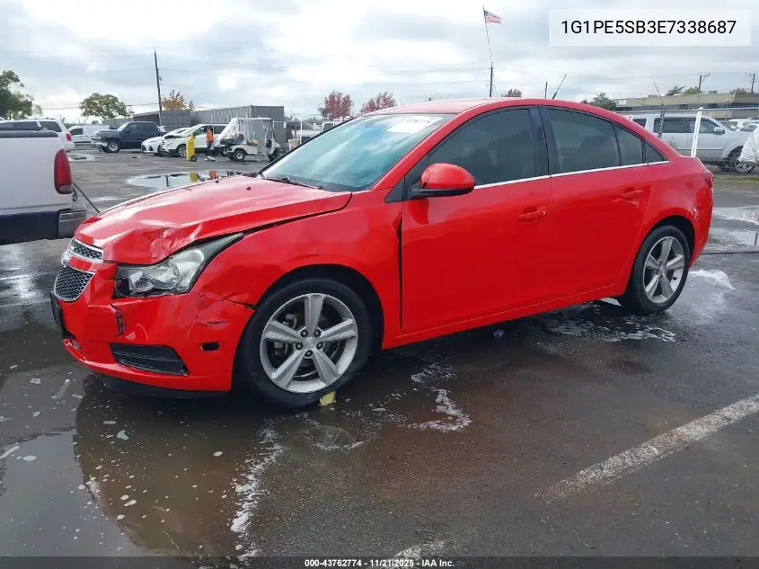 1G1PE5SB3E7338687 2014 Chevrolet Cruze 2Lt Auto