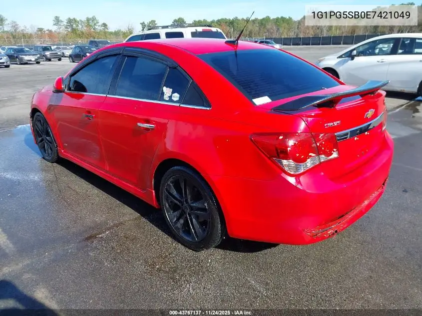 1G1PG5SB0E7421049 2014 Chevrolet Cruze Ltz