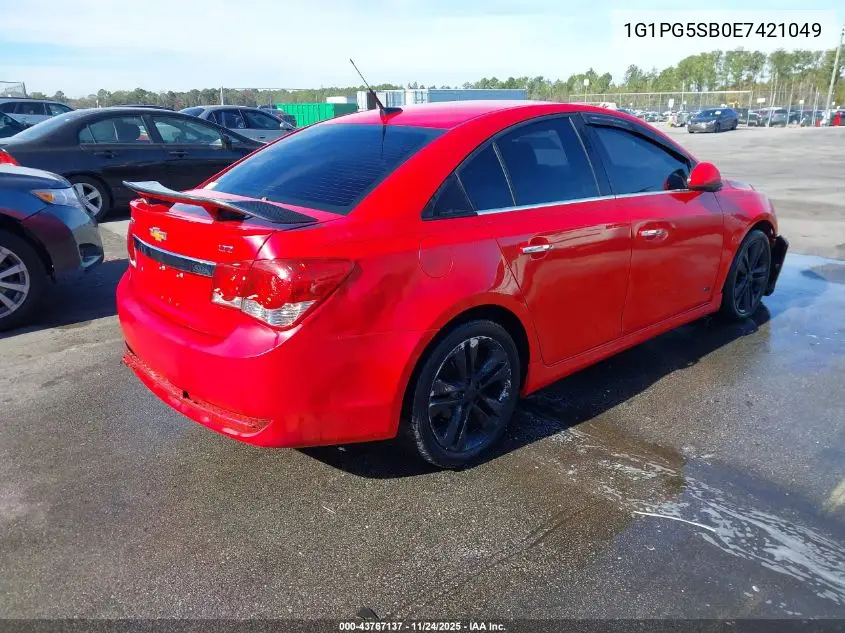 1G1PG5SB0E7421049 2014 Chevrolet Cruze Ltz