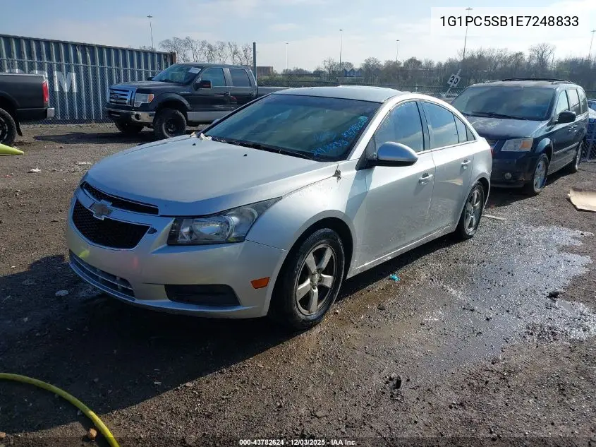 1G1PC5SB1E7248833 2014 Chevrolet Cruze 1Lt Auto