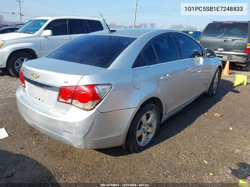 1G1PC5SB1E7248833 2014 Chevrolet Cruze 1Lt Auto