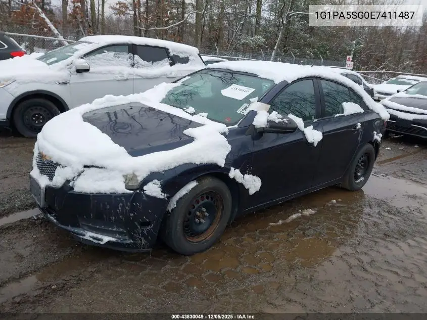 1G1PA5SG0E7411487 2014 Chevrolet Cruze Ls Auto