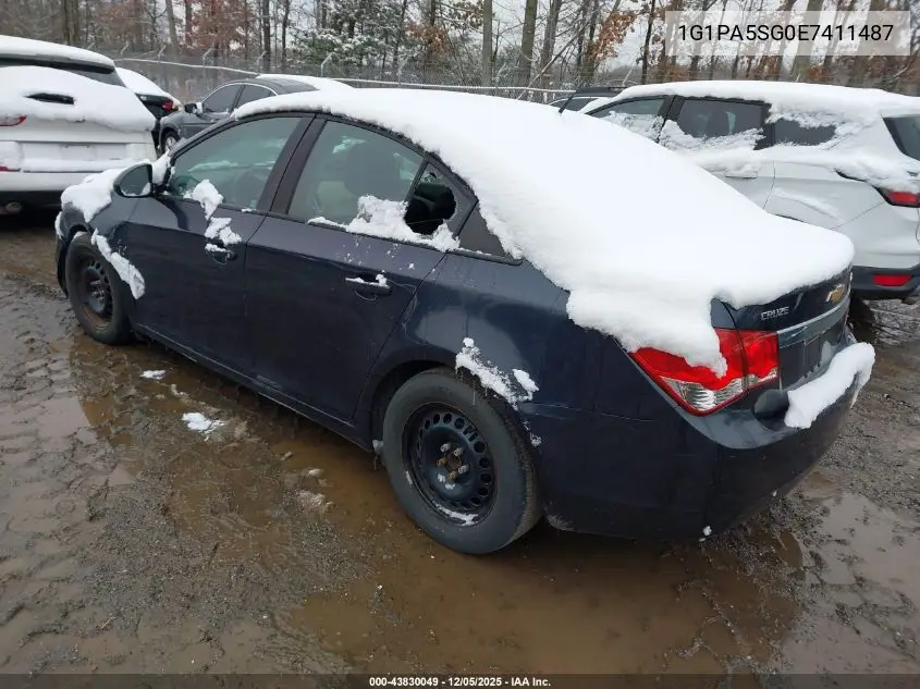 1G1PA5SG0E7411487 2014 Chevrolet Cruze Ls Auto