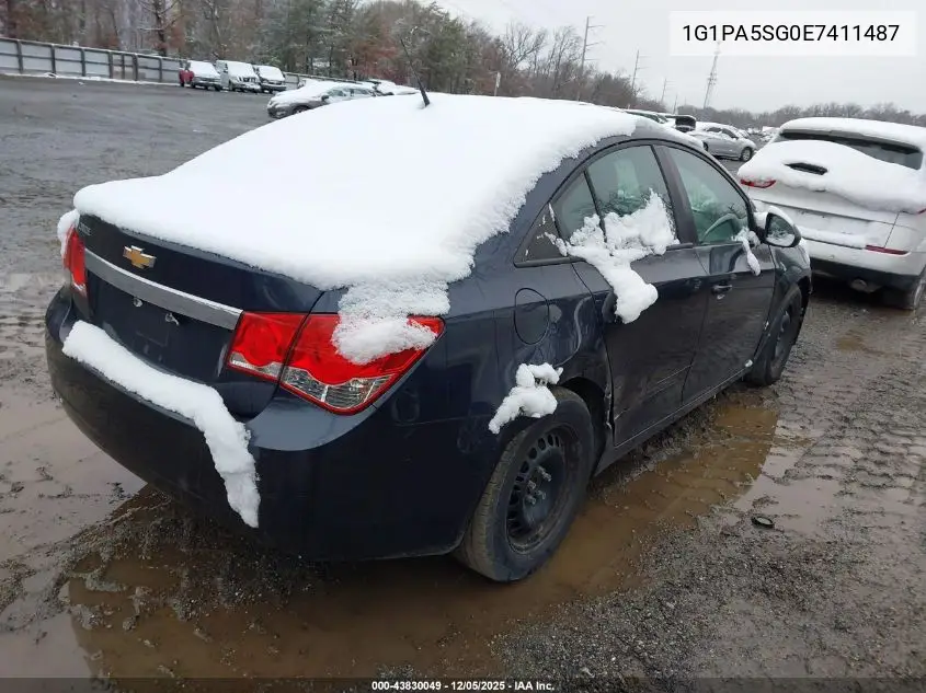 1G1PA5SG0E7411487 2014 Chevrolet Cruze Ls Auto