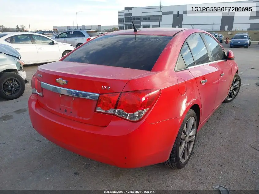 1G1PG5SB0E7200695 2014 Chevrolet Cruze Ltz