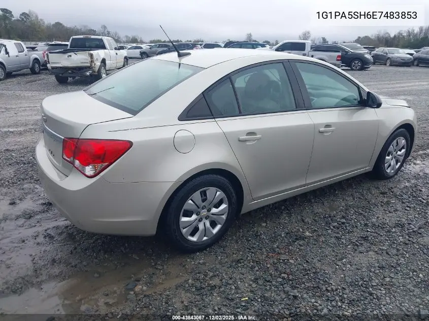 1G1PA5SH6E7483853 2014 Chevrolet Cruze Ls Auto