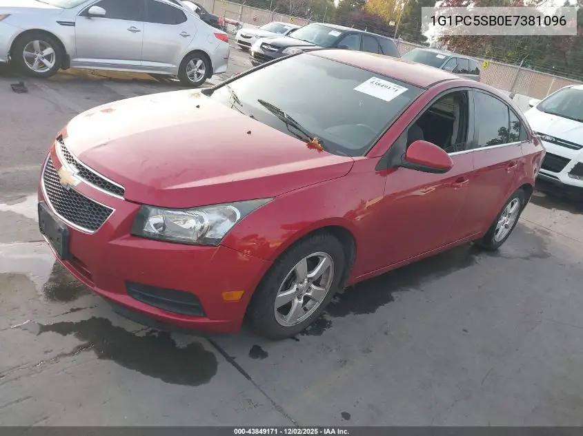 1G1PC5SB0E7381096 2014 Chevrolet Cruze 1Lt Auto