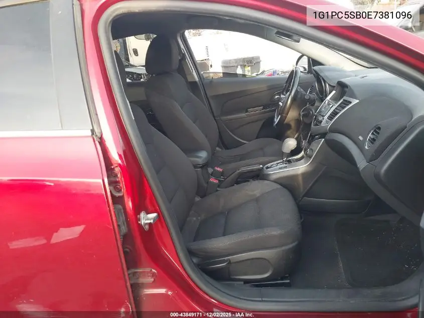 1G1PC5SB0E7381096 2014 Chevrolet Cruze 1Lt Auto