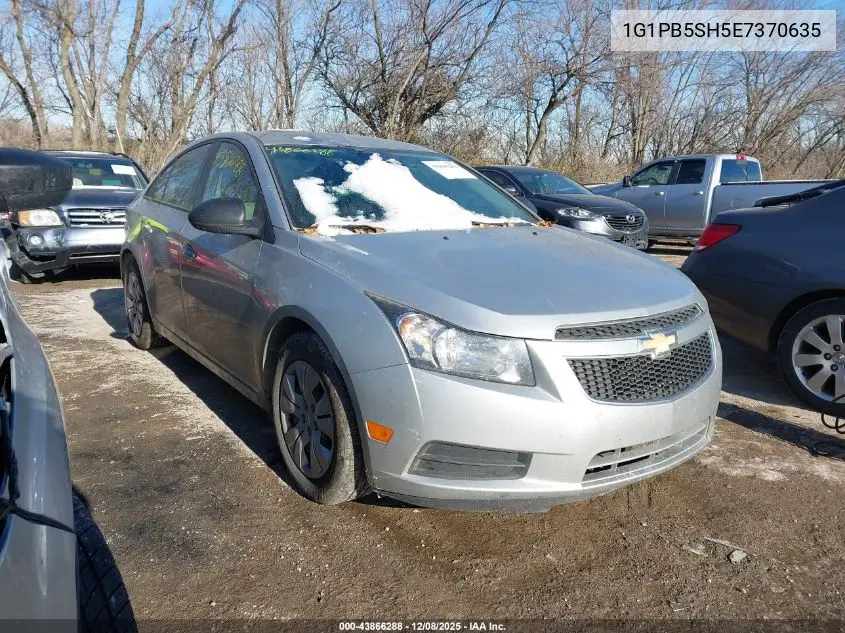 1G1PB5SH5E7370635 2014 Chevrolet Cruze Ls Manual