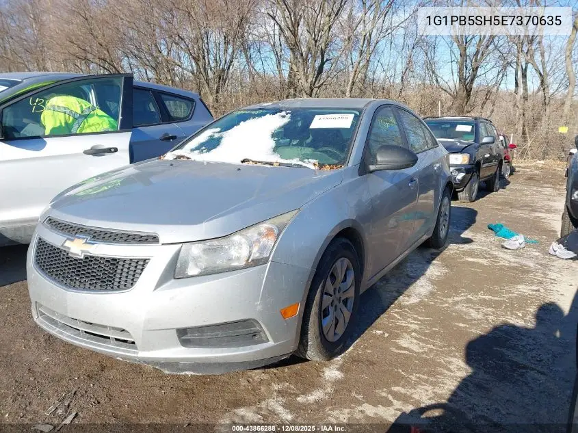 1G1PB5SH5E7370635 2014 Chevrolet Cruze Ls Manual