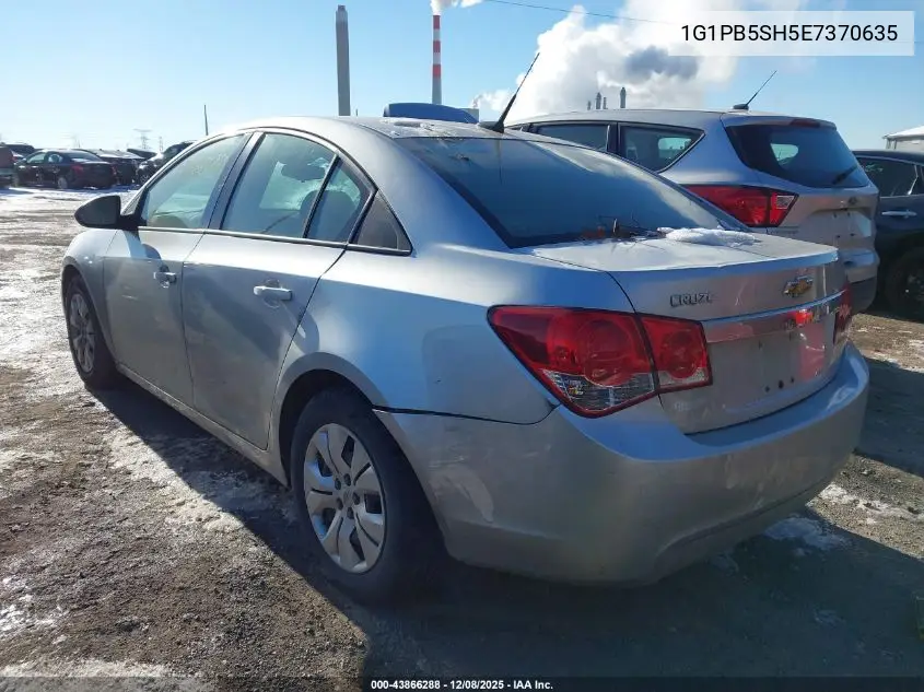 1G1PB5SH5E7370635 2014 Chevrolet Cruze Ls Manual