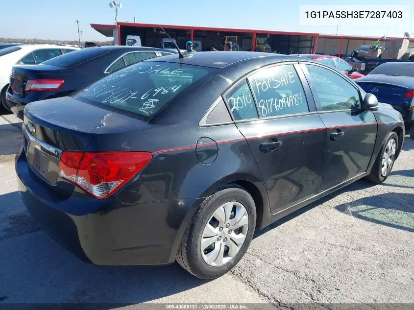 1G1PA5SH3E7287403 2014 Chevrolet Cruze Ls Auto