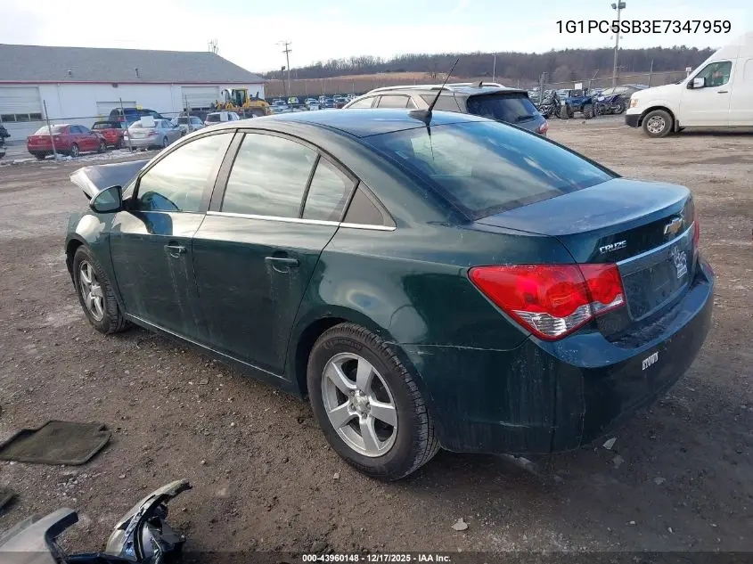 1G1PC5SB3E7347959 2014 Chevrolet Cruze 1Lt Auto