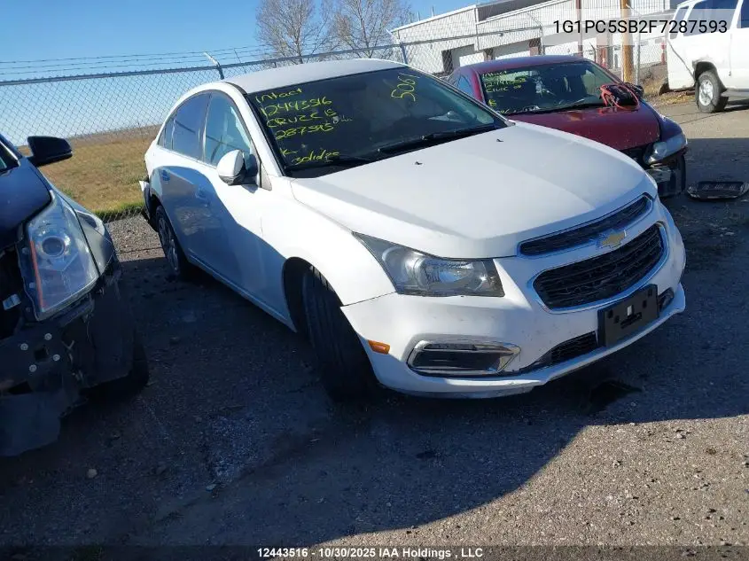 1G1PC5SB2F7287593 2015 Chevrolet Cruze 1Lt